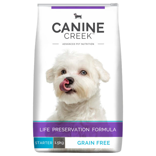 Canine Creek Starter Ultra Premium Dry Dog Food 1.5Kg Pack