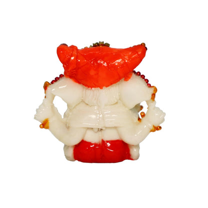 Ganesh Murti for Home & Office Decor, Ganesha Hand Crafted Best Car Dashboard Room Decoration Item (Bajirao Ganesha)
