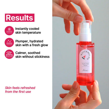 Ariul Watermelon Hydro Glow Serum (55ml) Korean Hydrating Glow Face Serum with Watermelon Extract