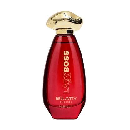 BELLAVITA LUXLADY BOSS Femme | Dubai Crafted | Perfume For Woman | 100ml | 25% Oil Concentration | Coffee, Jasmine, Vanilla & Musk | Premium Long Lasting Perfume