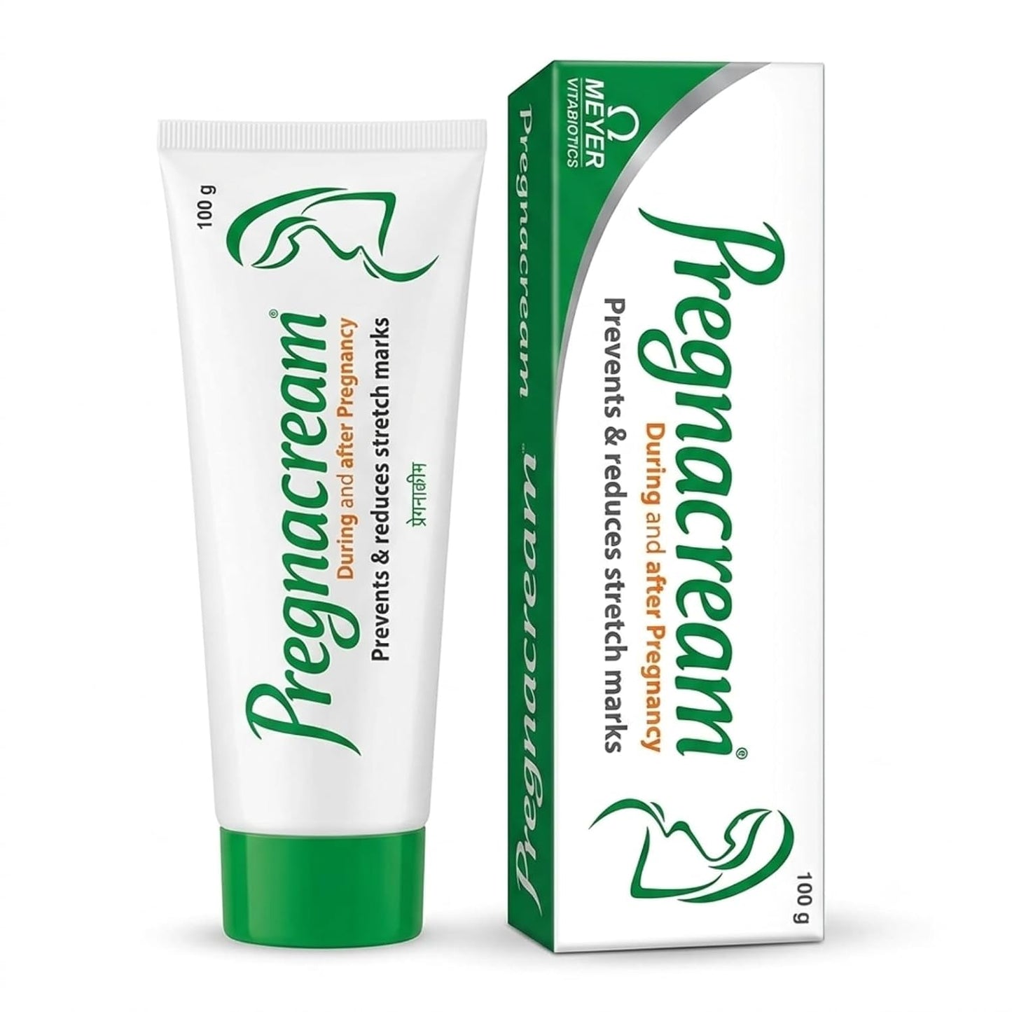 Pregnacream Stretch Mark Cream for Pregnancy & Post Pregnancy, 100g