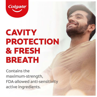 Colgate Sensitive Everyday Protection Toothpaste, Combo Pack Of 160g (80g X 2), Specifically Developed For Sensitive Teeth & Healthy Gums, Colgate Toothpaste For Prevention Of Cavities & Plaque