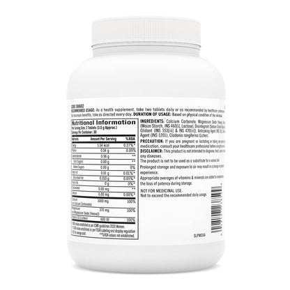 Zephivo GNC Calcium Plus With Magnesium & Vitamin D3 | 60 Tablets | Strengthens Bones | Supports Strong Teeth | Promotes Healthy Muscle Contraction | Formulated in USA | 1000mg Per Serving