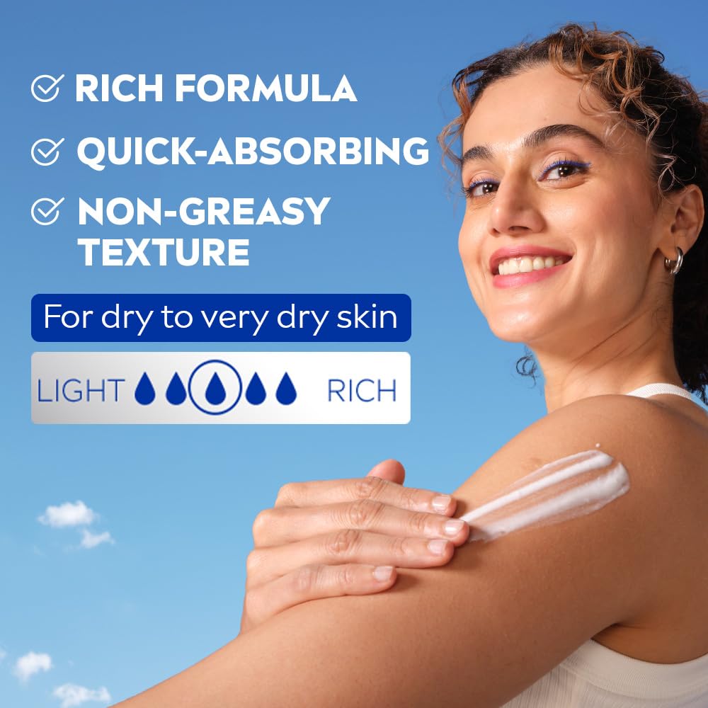 NIVEA Shea Smooth Body Lotion | Hyaluronic Acid & Shea Butter & Deep Nourish Serum Moisturizer | Lightweight Non-Greasy Body Cream | Body Moisturiser for 72H Hydration for Dry Skin | - 600ml