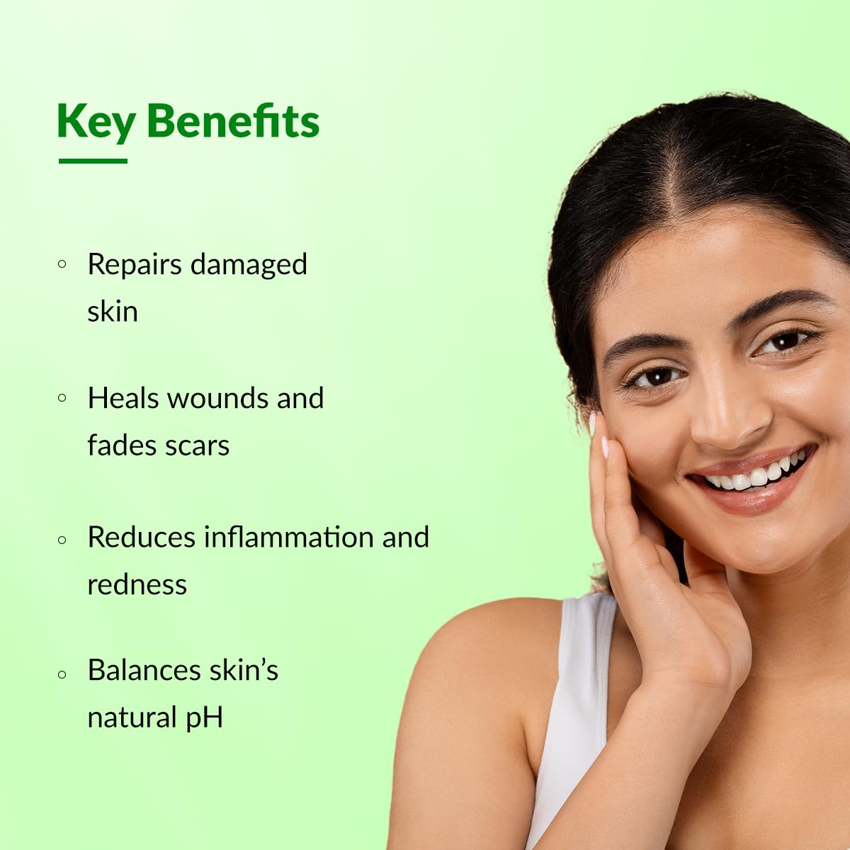 Fixderma Cleovera Cica Cream for Face with Gotu Kola, Aloevera, Vitamin A & E | Damage Skin Repair Face Cream | Suitable for Sensitive, Dry & Damaged Skin - 50g