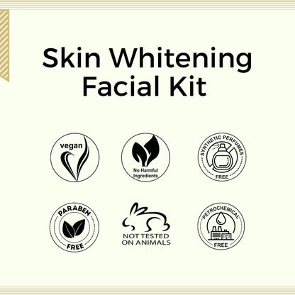 Aroma Treasures Skin Whitening Facial Kit - One-Time Use Kit for a Radiant Complexion - 30g
