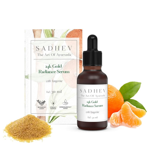 Sadhev Ayurvedic 24K Gold Radiance Serum - 30ml