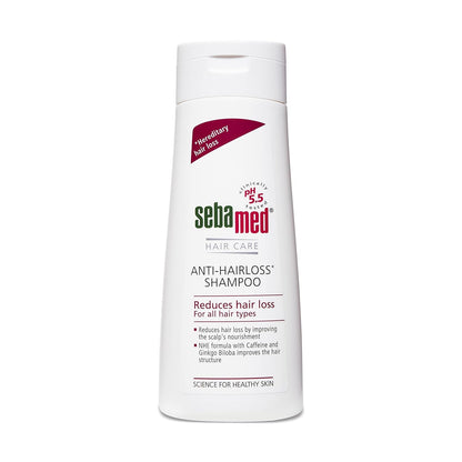 Sedamed Anti-Hairloss Shampoo bottle on a white background
