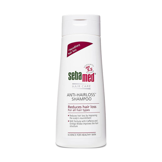 Sedamed Anti-Hairloss Shampoo bottle on a white background