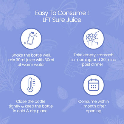 Krishna's LFT Sure Juice – Enriched With 13 herbs - Natural Liver Cleanse & Detox Drink | Supports Liver Health & Digestion - 1000 ml