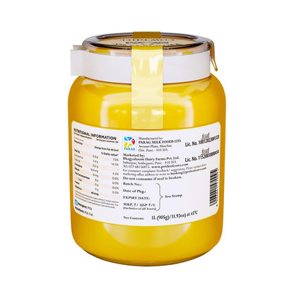 Pride Of Cows Pure Ghee I Single Origin I Untouched by Human Hands I Farm Fresh Granular Cow Ghee I 100% Pure,Natural & Healthy I Easy To Digest I Rich In Healthy Fats I No Added Preservative