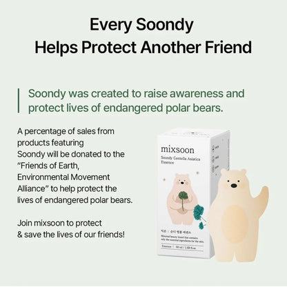 mixsoon Soondy Centella Asiatica Essence – Travel-Friendly Calming Essence 50ml