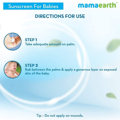 Mamaearth Mineral Based Sunscreen - 50 g | Infused With Calendula & Zinc Oxide | Protects Against Uv Rays With Spf 20, Deeply Nourishes & Soothes Skin, Sensitive
