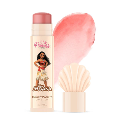 Lip balm with Moana design on a white background