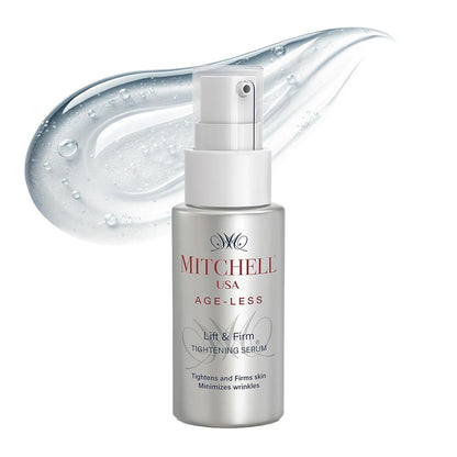 Mitchell USA Lift & Firm Instant Face Tightening and Anti Aging Serum | Targets wrinkles | Helps lift and tighten skin | With Lotus Seed Extract, Hazel Liquid Extract & Vitamin E | For all skin types | 30ml
