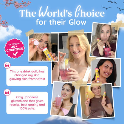 Advertisement for a product with images of people using it and text about its benefits.