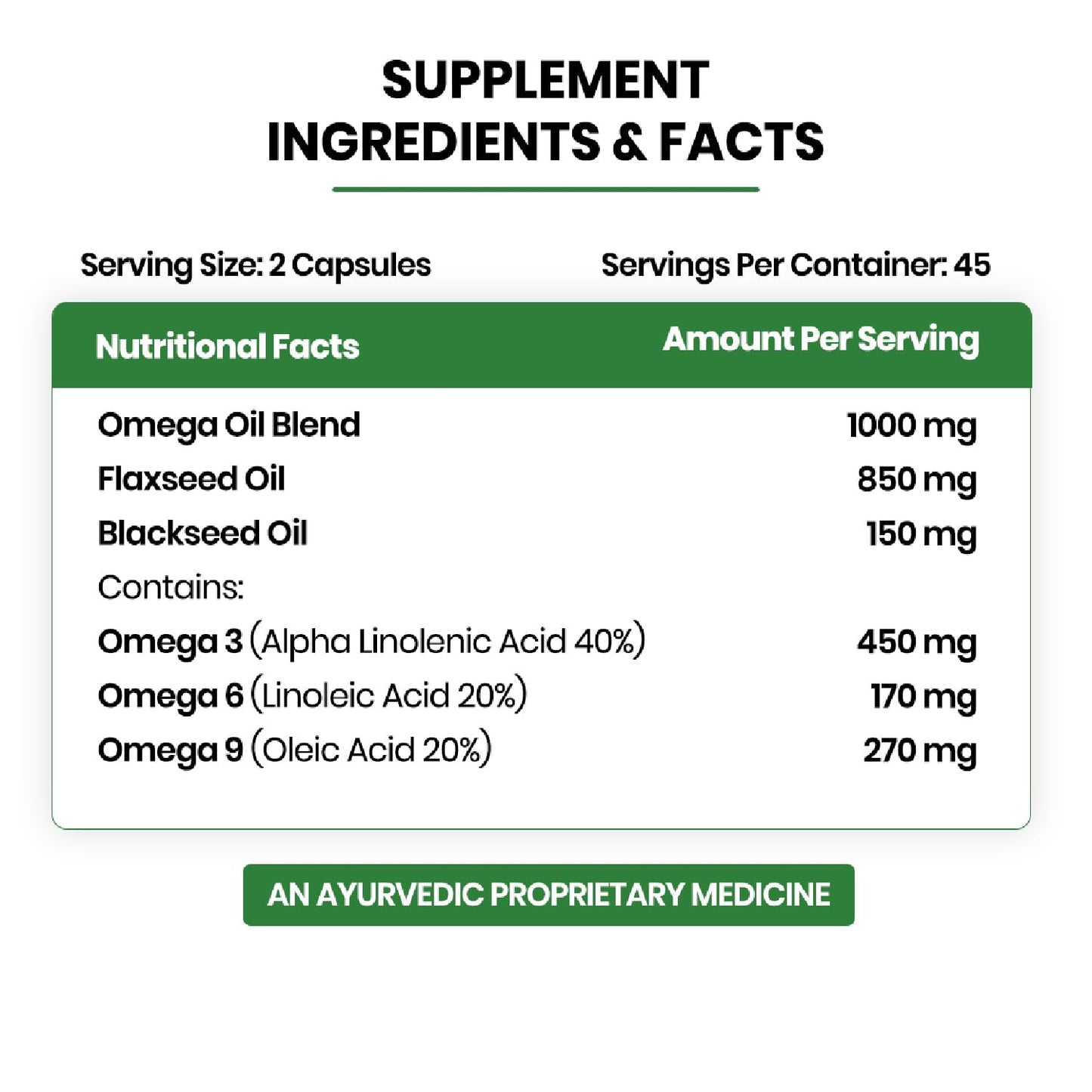 Vlado's Himalayan Organics Omega 3 6 9-2000mg/Serving I Vegetarian Omega 3 I Source from Flax Seed I Support Muscle,Bone,Heart & Skin - No Fish Burps Oil Used Capsules for Men & Women- 90 Capsules