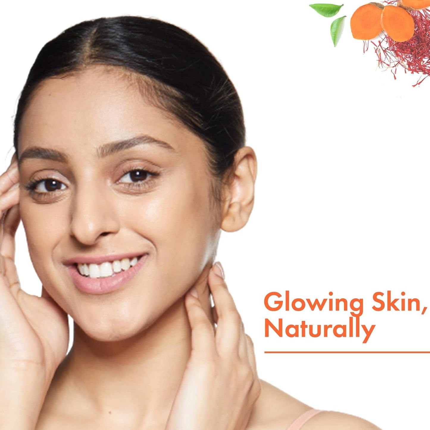 Good Vibes Ubtan 100% Pure Insta Glow Powder, 150 g | Detoxifying Cleansing Brightening Face Pack Powder For All Skin Types | With Turmeric, Saffron, Gram Flour | No Parabens, Sulphates & Mineral Oil