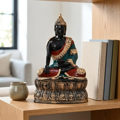 Elegant Buddha Statue for Home Décor (Pack of 1, Multi)