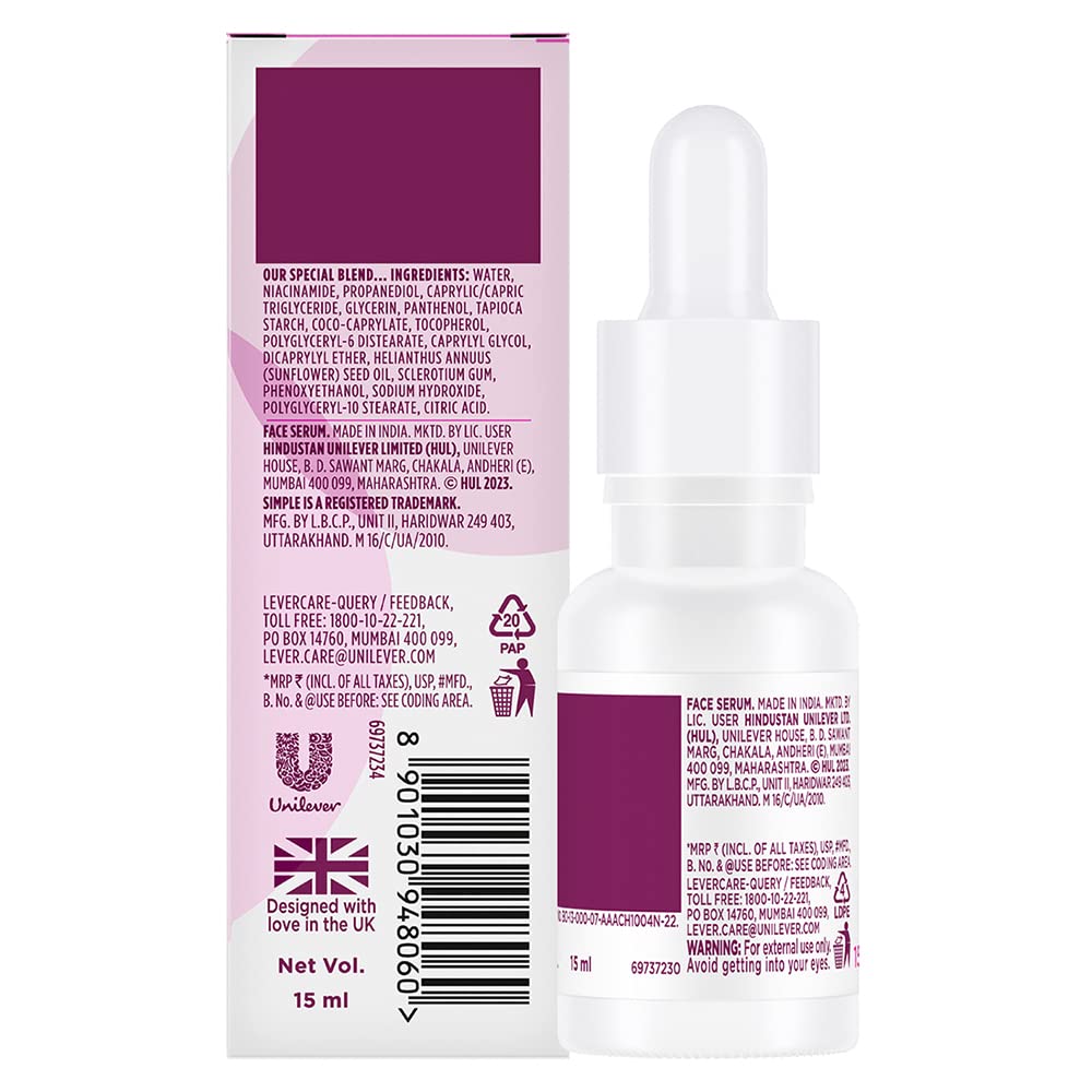 Skincare serum bottle with dropper and its packaging on a white background