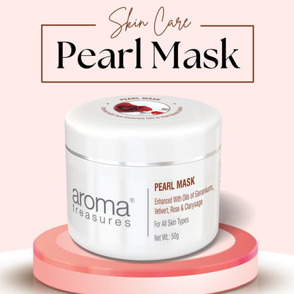 Aroma Treasures Pearl Mask for all skin types - 50gm