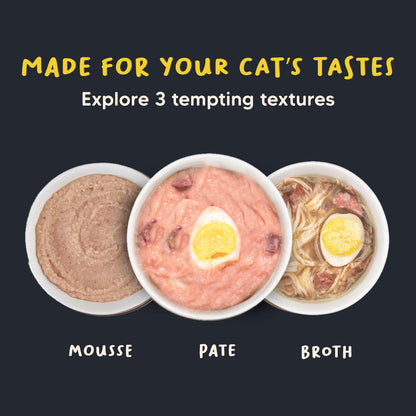 Meowsi by HUFT Chicken Breast with Quail Egg Pate Cat Wet Food - 80 gm | Smooth, Nutritious & Easy-to-Digest Meal for Persian & All Breeds | Rich in Protein for Growth & Wellness