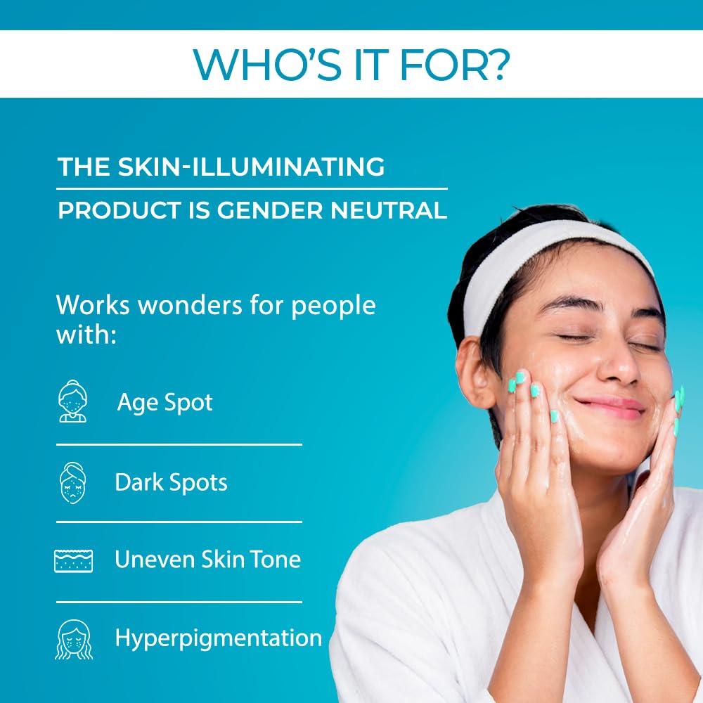 NEOLAYR Pro Enlite Skin Illuminating Face Wash | Exfoliating Face Wash | Illuminates & Brightens | Get Even Toned Skin Complexion | Reduces Discoloration | 100 ML