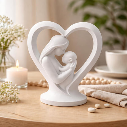 Mother Baby Statue Showpiece Gift, Resin Mother Baby Figurine, motherr Child Statue, Home Decor Items, House Warming Gifts Mother's Day, Baby Shower Gifts for Mom to be