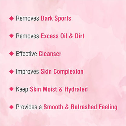 Ncglo Face Wash with Glutathione, Kojic Acid Dipalmitate, Liquorice, Niacinamide, Glycolic Acid, Lactic Acid, D-Panthenol, Vitamin-C for Skin Brightening and Cleansing