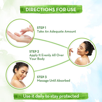 Mamaearth Vitamin C Sunscreen Body Lotion For All Skin Type SPF 30 With Vitamin C & Honey For Radiant Skin -300 Ml
