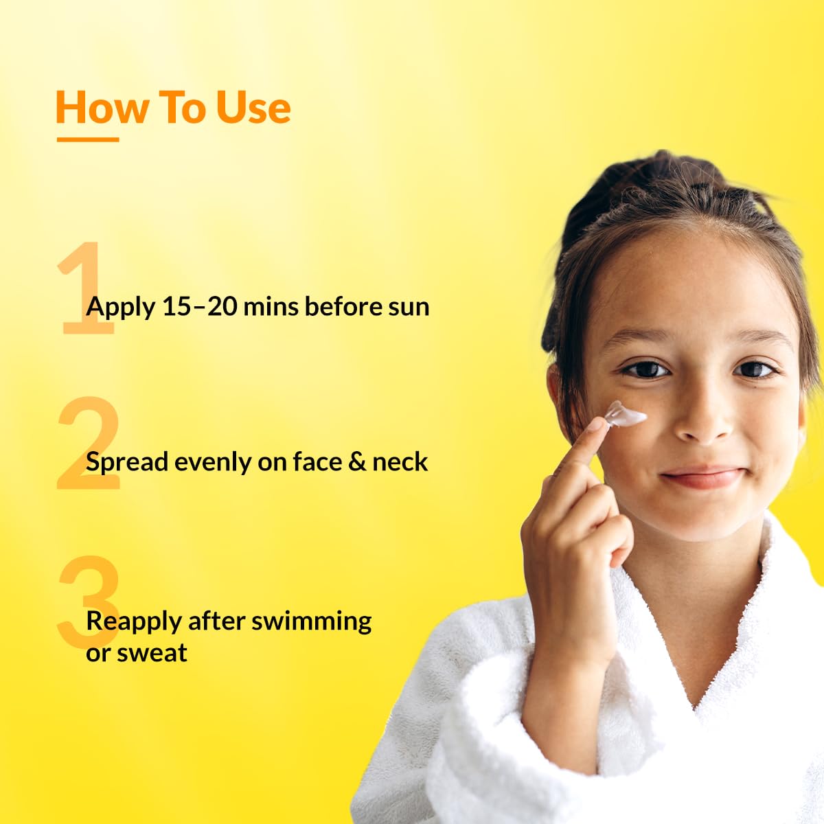 Fixderma Shadow Sunscreen SPF 50+ Gel for Kids PA+++ | Broad Spectrum Sunscreen for UVA & UVB Protection, Non-Greasy & Water Resistant - For Kids 2+ Years Age, 75gm