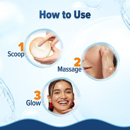 Aqualogica Glow+ Hydra Gel Moisturizer with Vitamin C & Papaya - 100 g|24-Hour Intense Hydration|Weightless Water-Like Gel Texture|Non Sticky & Quick Absorbing for Glowing Skin