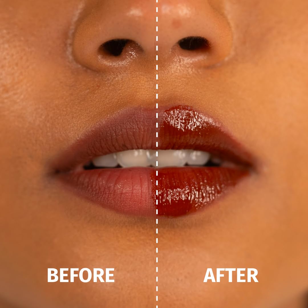 Vilvah Cream Bun Lip Balm | Hydrating & Nourishing Lip Balm for Dry, Chapped Lips | Soft Brown Tint with Mowrah Butter, Maple Syrup & Olive Squalane | Heals, Moisturizes & Evens Lip Pigmentation | 10 g