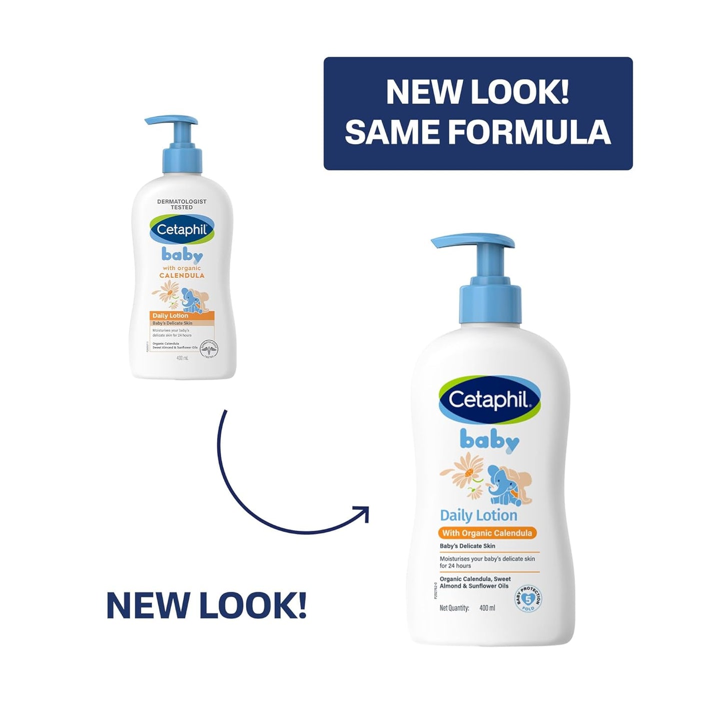 Cetaphil Baby Daily Lotion With Organic Calendula - (400ml)