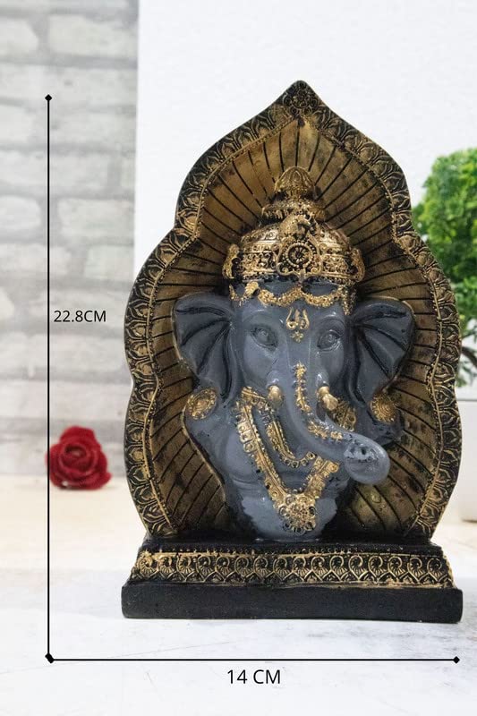 Beautiful Vinayak Ji | Shri Ganesh | Bhagwan Ganpati Statue Decorative Showpiece Gift Item Best for Home & Office Decor, Car Dashboard, Size - 6 x 6 x 15 cm (Cave Ganesha)