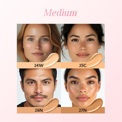 milktouch All-Day Skin Fit Milky Glow Cushion Foundation 24W Honey – Warm Beige Glow, Seamless Coverage Cushion Makeup | 15g