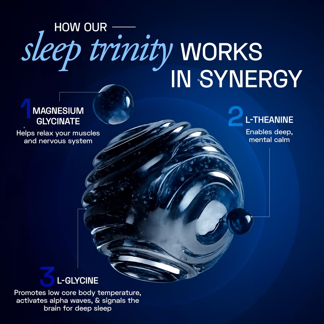 Ace Blend Swift Sleep 15 Servings | Natural Sleep Supplement With Magnesium Glycinate, L-Theanine And Glycine | Deep Sleep Support | Stress Relief | Relaxation | Restful Night Recovery