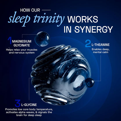 Ace Blend Swift Sleep 15 Servings | Natural Sleep Supplement With Magnesium Glycinate, L-Theanine And Glycine | Deep Sleep Support | Stress Relief | Relaxation | Restful Night Recovery