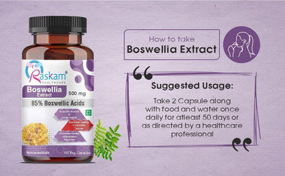 Boswellia Serrata Extract - 100 Veg Capsules | Healthy Inflammation Response & Mobility | Non-GMO & Gluten-Free