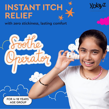 YPlayZ Soothe Operator Roll-On Moisturiser with Ceramides 40ml, Mess-Free Roll-On Design Allows Quick And Targeted Application On The Face And Body Without Sticky Hands Or Product Wastage