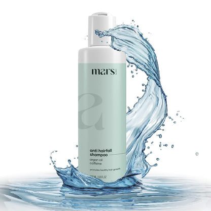 Mars by GHC Haircare Kit for Anti Hairfall and Hair Growth - Shampoo 200 ml | Hair Oil 200ml | Nourishing Shampoo With Onion and Bhringraj Oil for Stronger, Thicker Hair