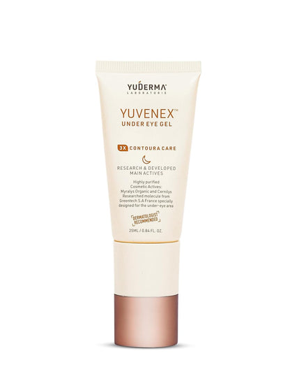 YUDERMA Yuvenex Under Eye Cream For Dark Circles – 3X Contoura Care Under Eye Gel for Dark Circle & Puffiness Treatment, Hydrating Cream for Fine Lines & Under Eye Care, 25 ml