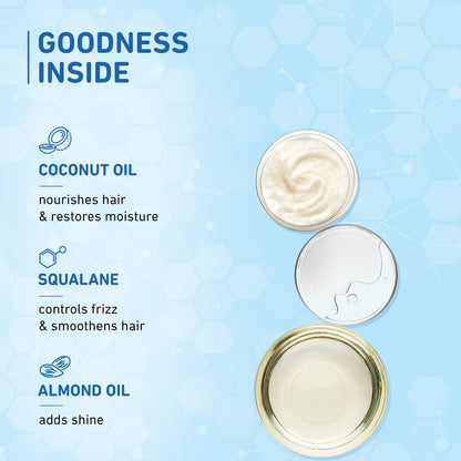 Plum Coconut & Squalane Nutri-Shine Hair Serum | Frizz Control & Instant Shine | Enriched with Vitamin E & Almond Oil | Coconut-Vanilla Fragrance | 75ml