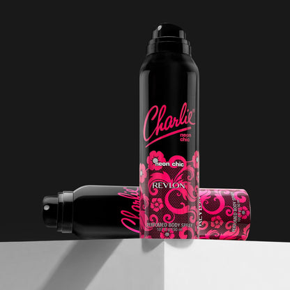Revlon Charlie Neon Chic Perfume Body Spray | Vibrant, Feminine, And Naturally Sensual Scent | Contemporary And Bold Scent For Her | With Sandal Wood, Orange Flower, Grape Fruit | 150ml
