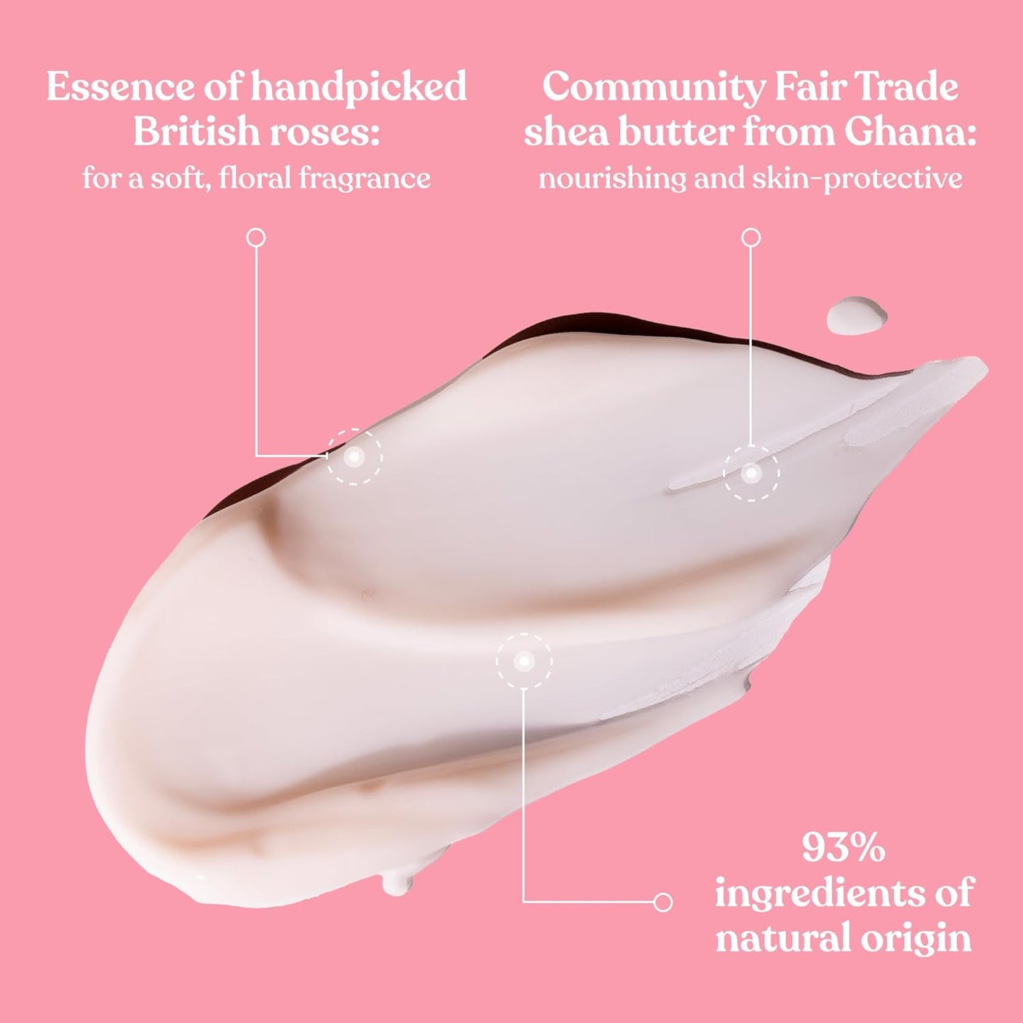 The Body Shop British Rose Petal Soft Hand Cream, 30ml