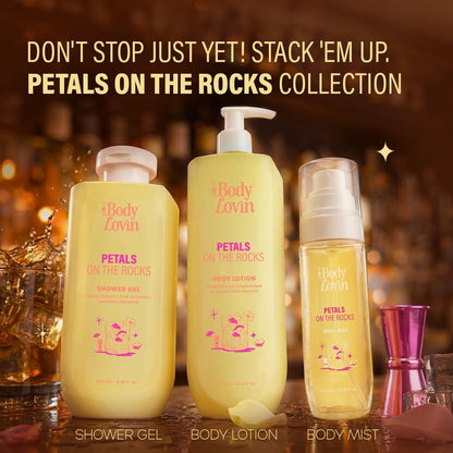 Plum BodyLovin’ Petals On The Rocks Shower Gel | Renewing & Reviving Body Wash | Bergamot, Mandarin & Patchouli | Citrus Floral Fragrance | 250 ml