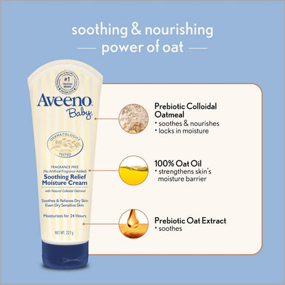 Aveeno Baby Soothing Relief Moisture Cream (227g)