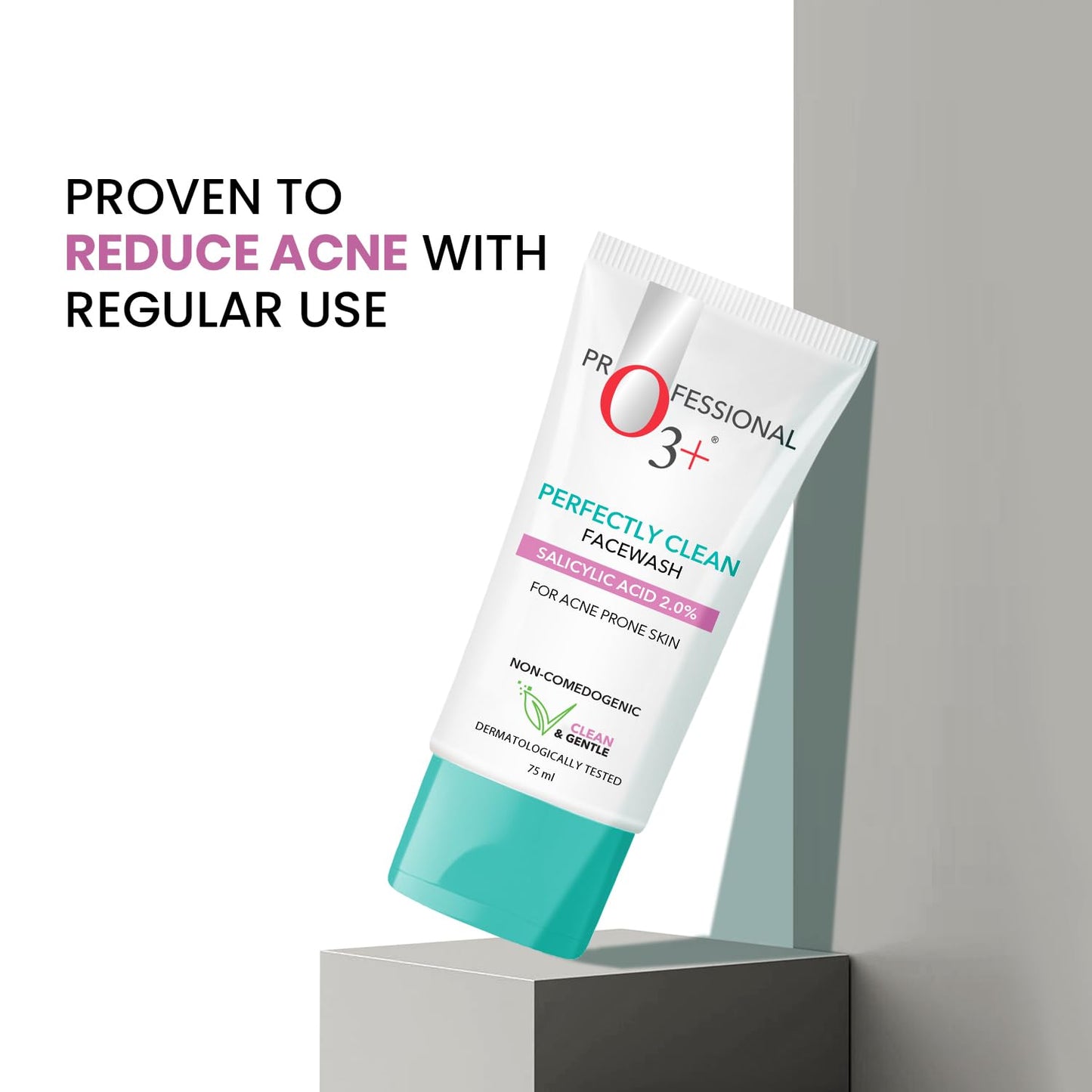 O3+ Perfectly Clean Face Wash With Salicylic Acid 2% For Acne Prone Skin | 75ml
