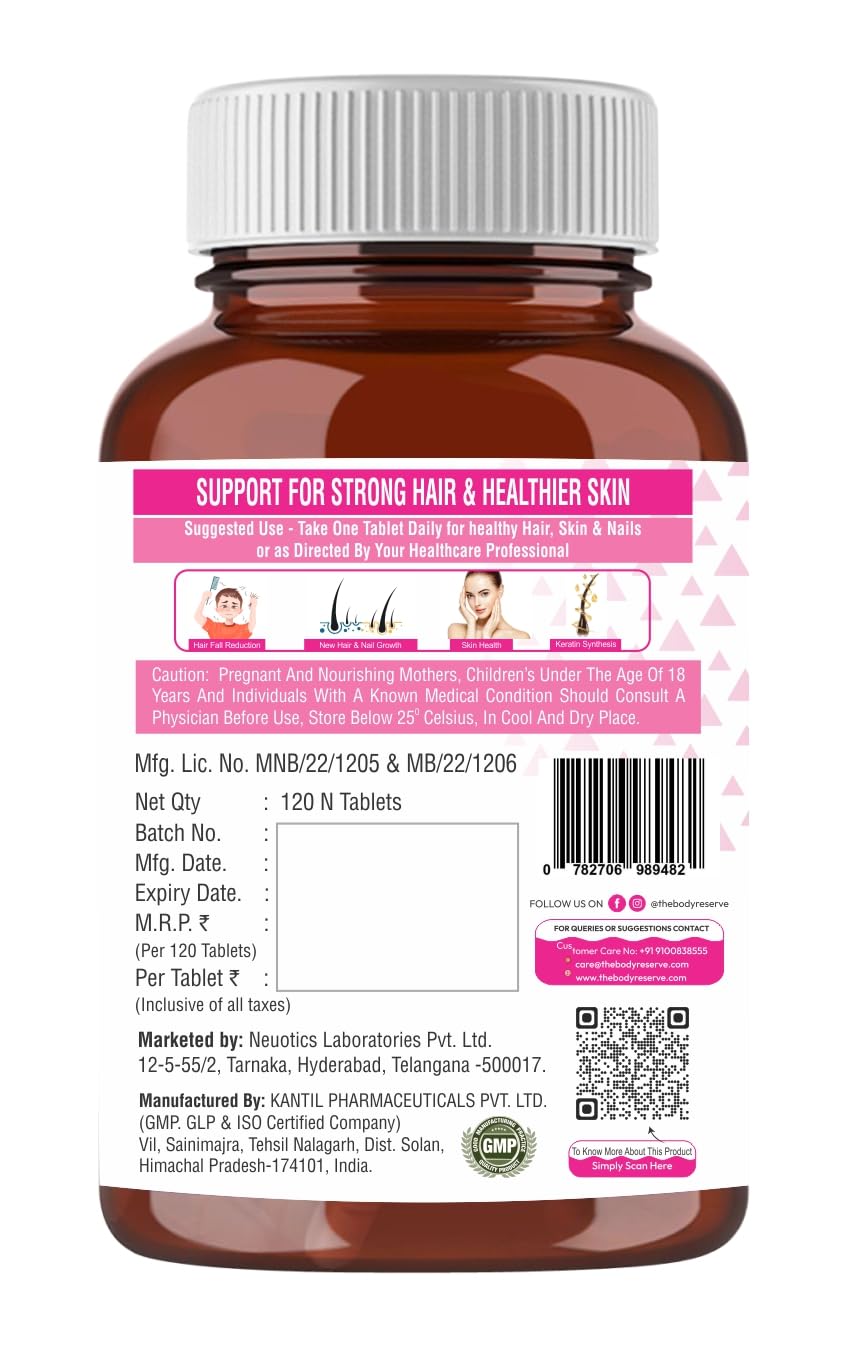 Supplement bottle with label on a white background