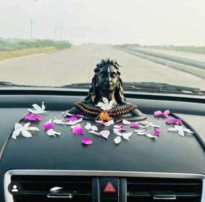 Adiyogi Shiva Statue for Car Dash Board, Pooja & Gift, Mahadev Murti, Idol, Lord Adiyogi Shankara for Home & Office Decor | for Gifting (Adiyogi Big Statue)